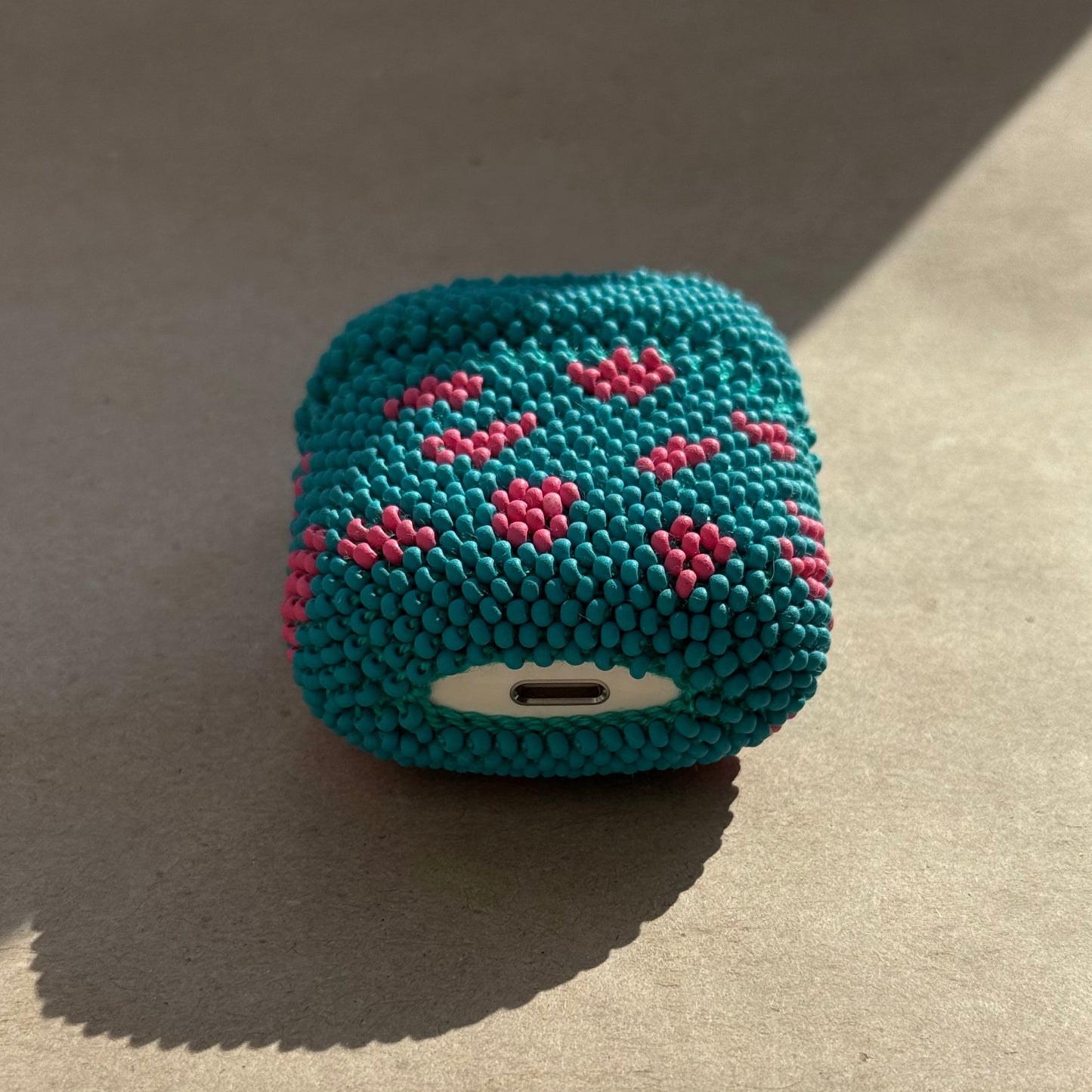 AirPods Case (G2) Bright Touch Teal & Pink