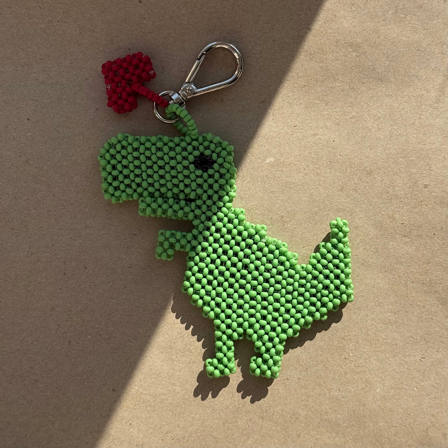 Keychain Dinosaur & Heart