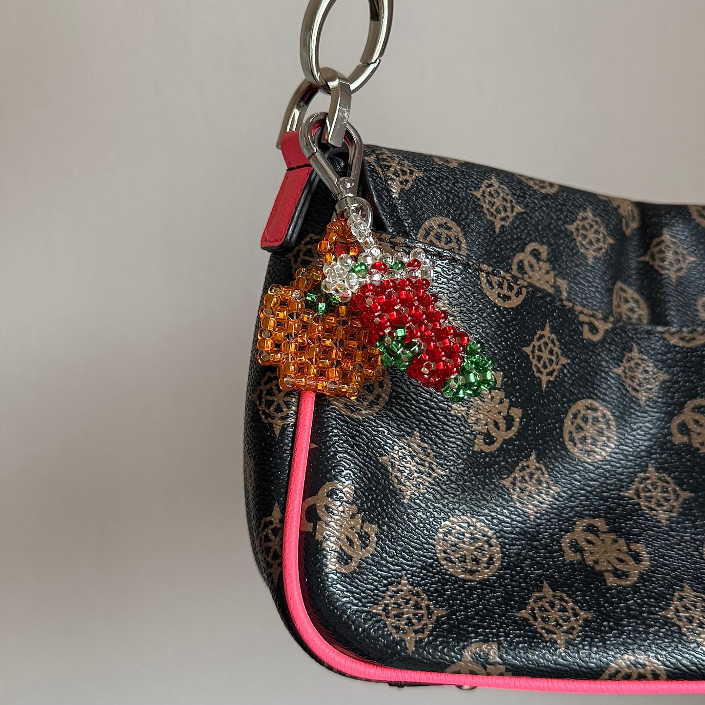 Keychain Tangerine & Christmas Stocking