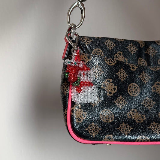 Keychain Snowman & Christmas Stocking