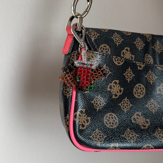 Keychain Deer & Christmas Stocking