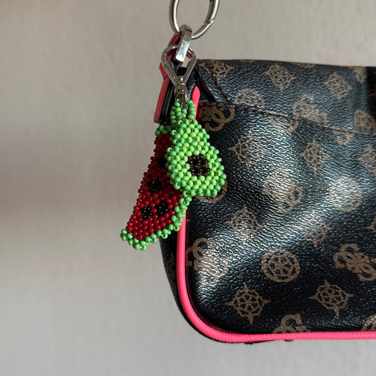 Keychain Avocado & Watermelon Matte