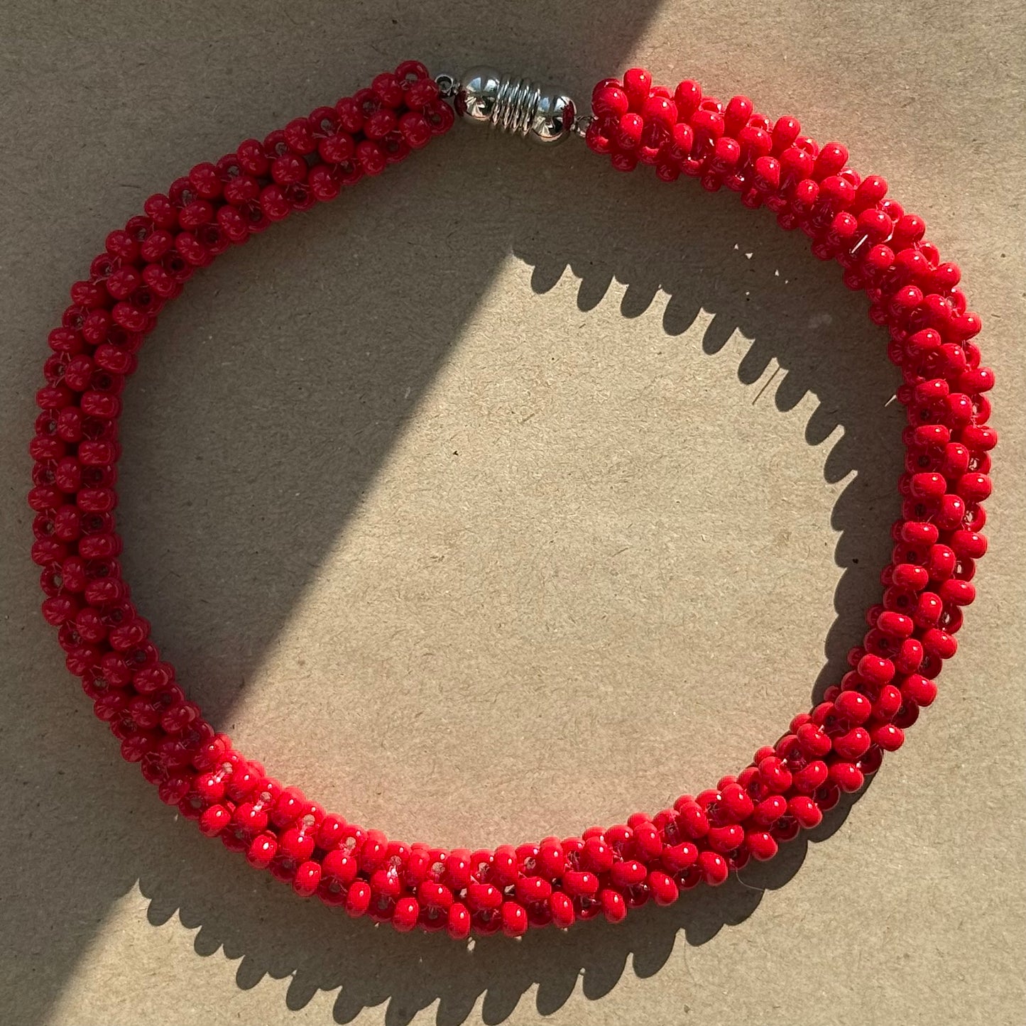 Thick Square Rope Alike Necklace
