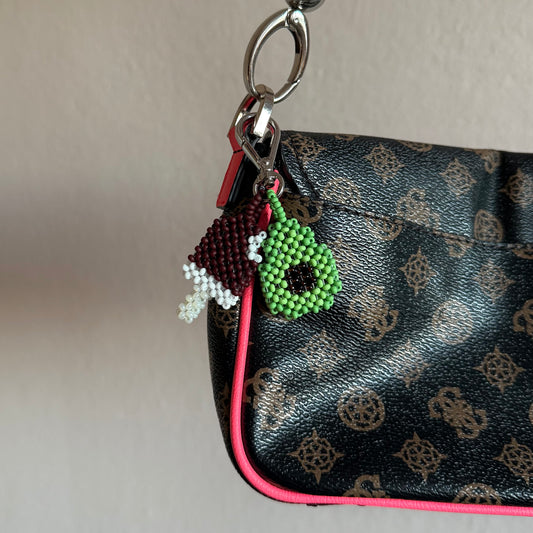 Keychain Avocado & Ice Cream Matte