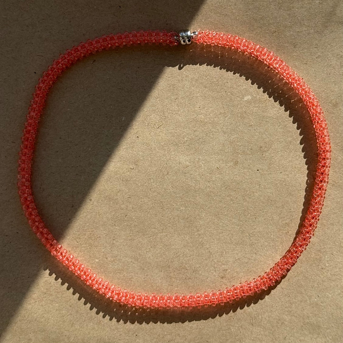 Thin Square Rope Alike Necklace