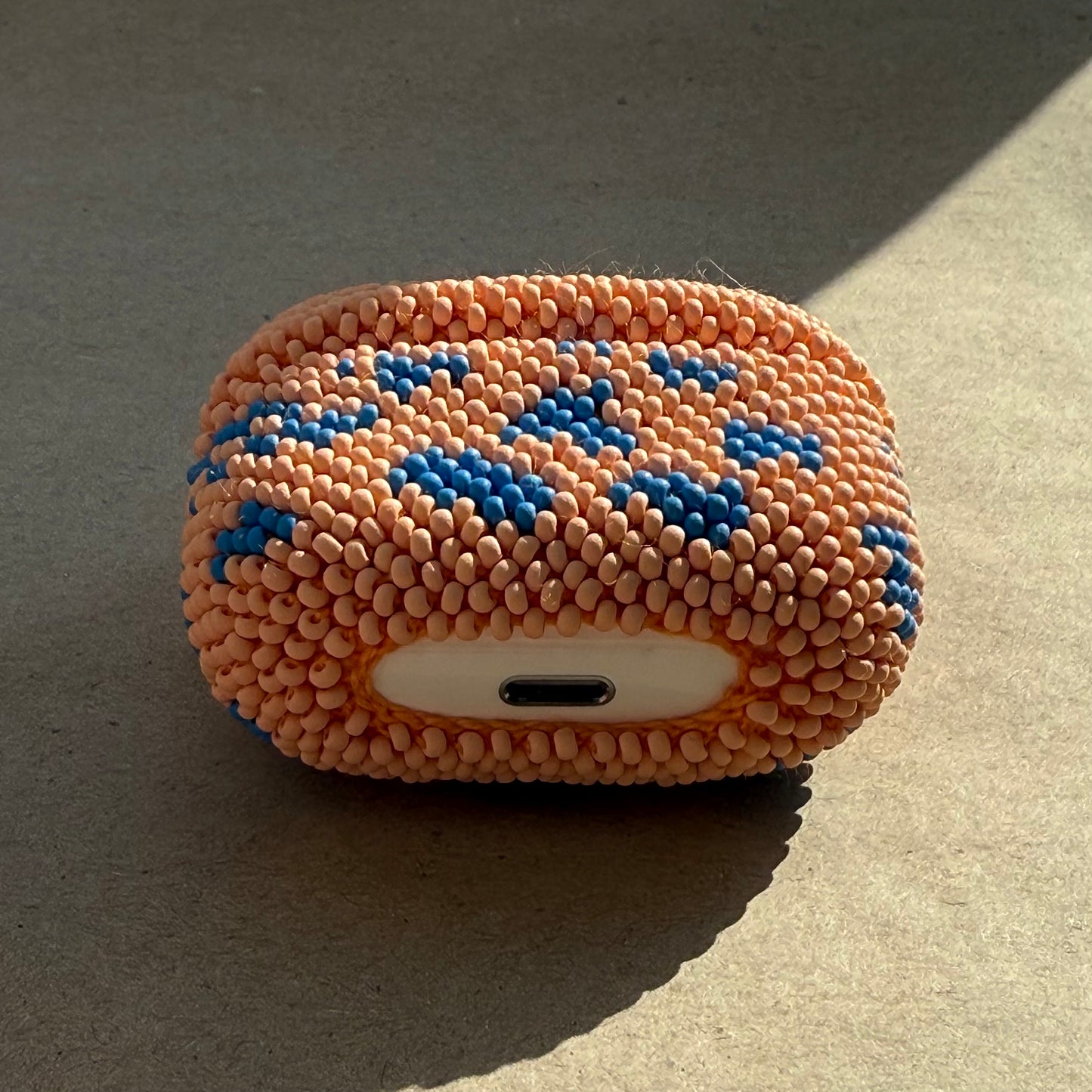 AirPods Case (G3) Bright Touch Light Orange & Blue