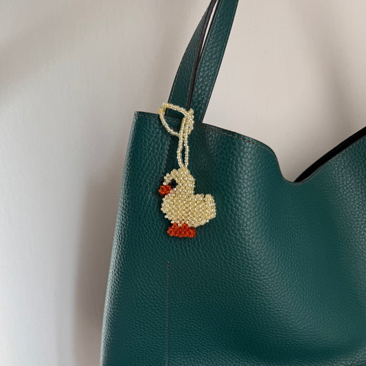 Butter Yellow Duck & Heart Accessory