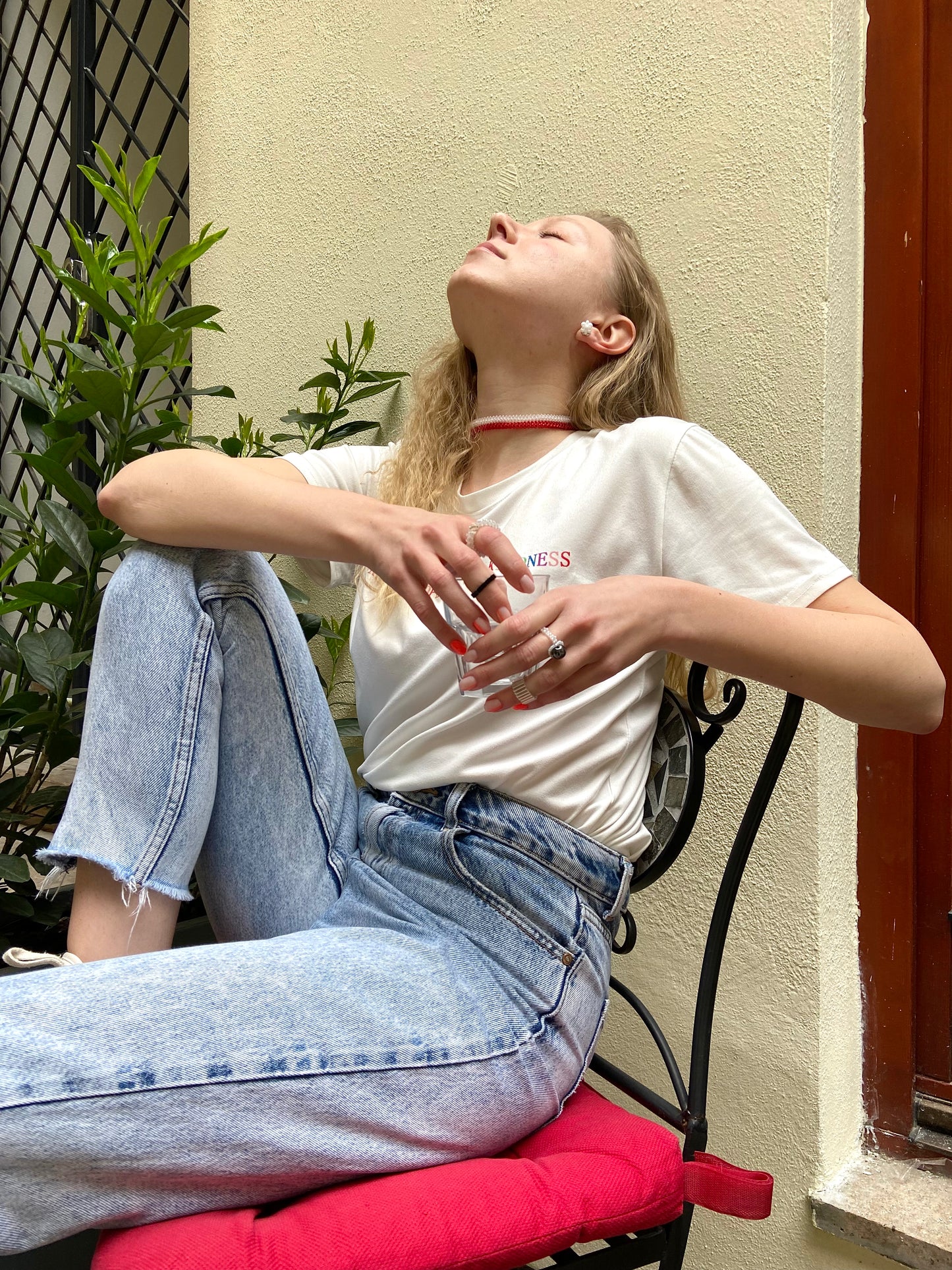 Thin Square Rope Alike Necklace