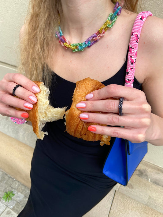 Pink Safari Bag Strap