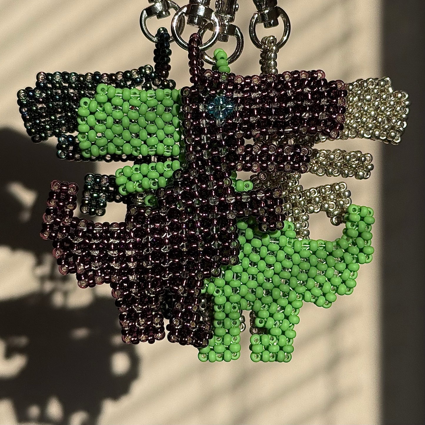 Keychain Dinosaur Silver