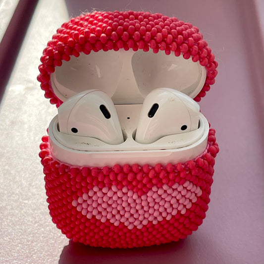 AirPods Case (G2) Bright Touch Red & Heart