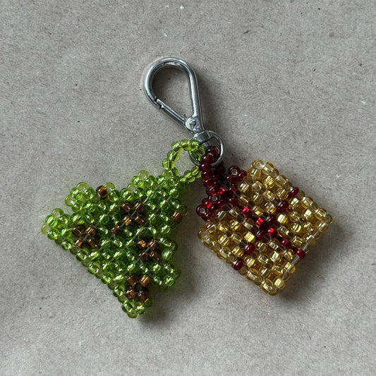 Keychain Christmas Tree & Gift