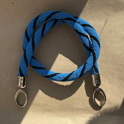 Blue Rolling Bag Strap