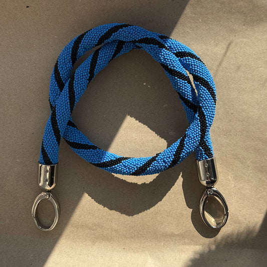 Blue Rolling Bag Strap