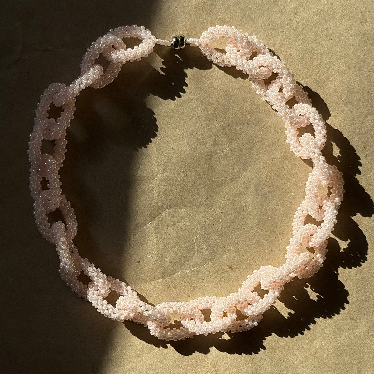 Pastel Pink Chain Necklace