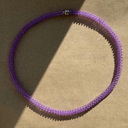 Thin Square Rope Alike Necklace