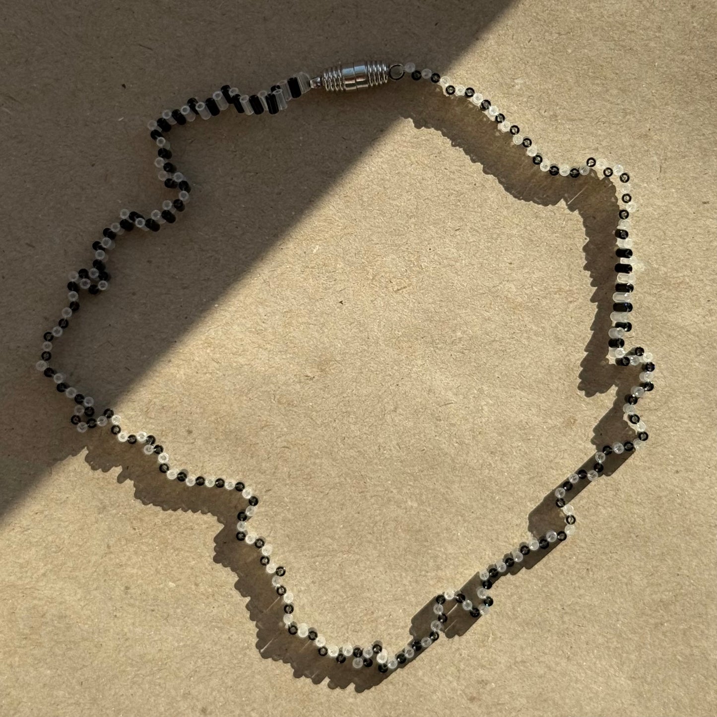 Black & White Sticks Necklace