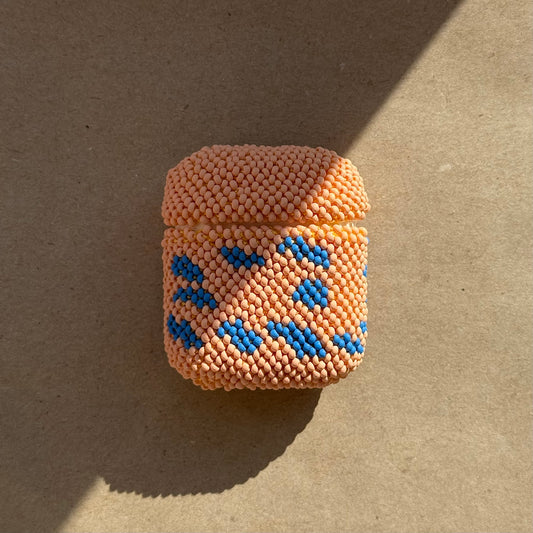 AirPods Case (G2) Bright Touch Light Orange & Blue