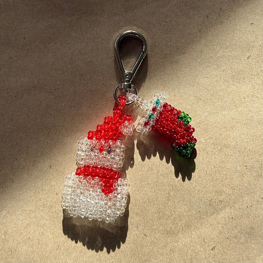 Keychain Snowman & Christmas Stocking
