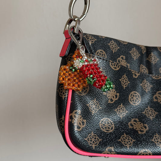 Keychain Tangerine & Christmas Stocking