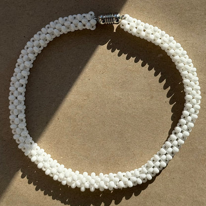 Thick Square Rope Alike Necklace
