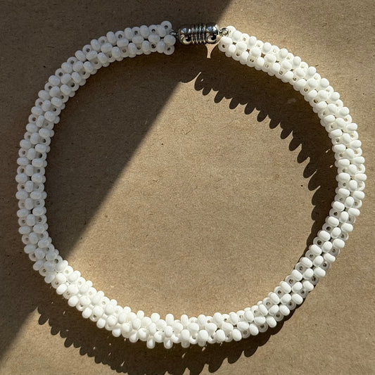 Thick Square Rope Alike Necklace
