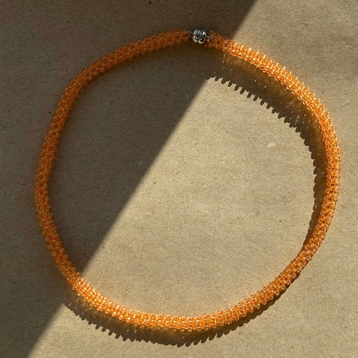 Thin Square Rope Alike Necklace
