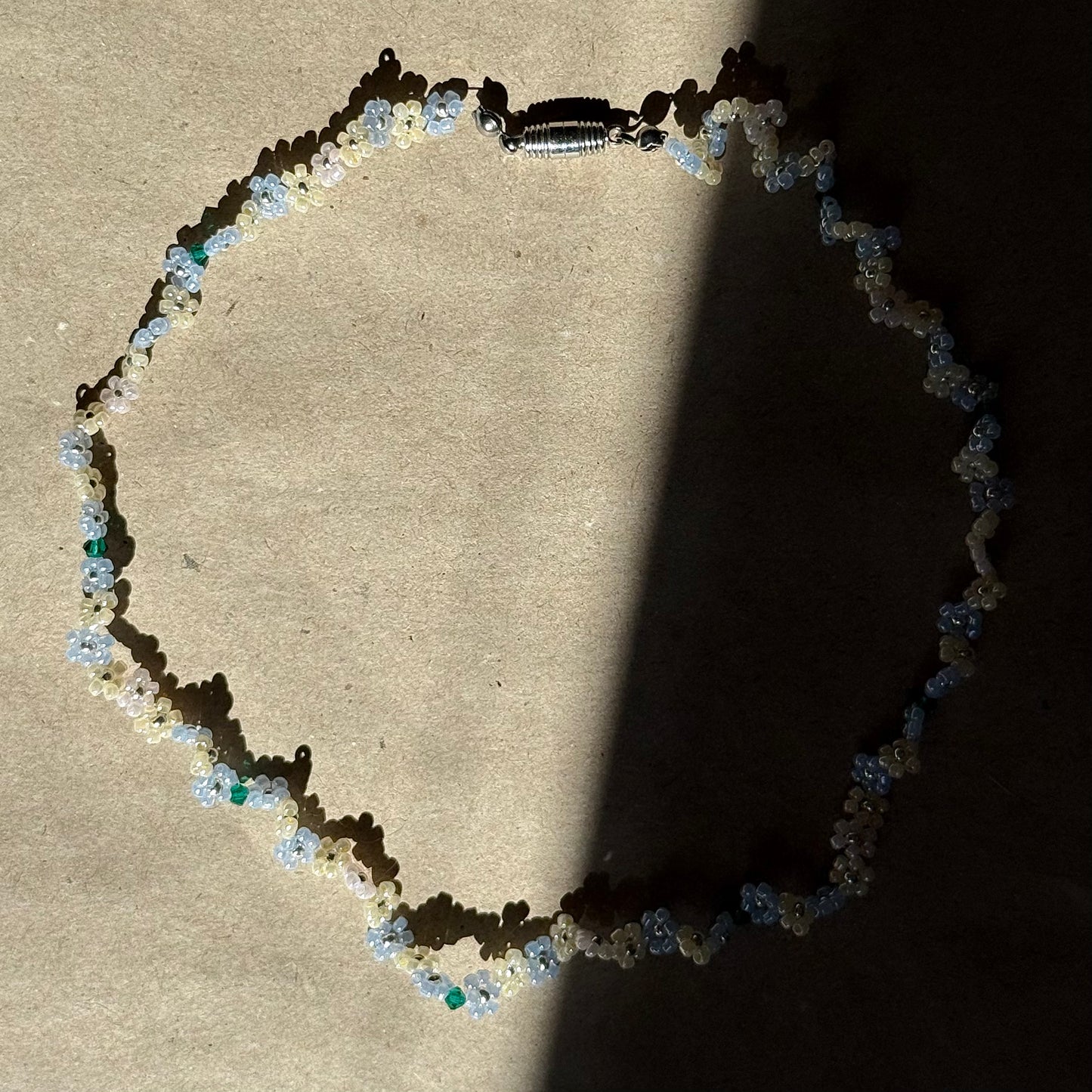 Pastel Flower Garden Necklace