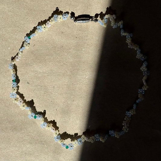 Pastel Flower Garden Necklace
