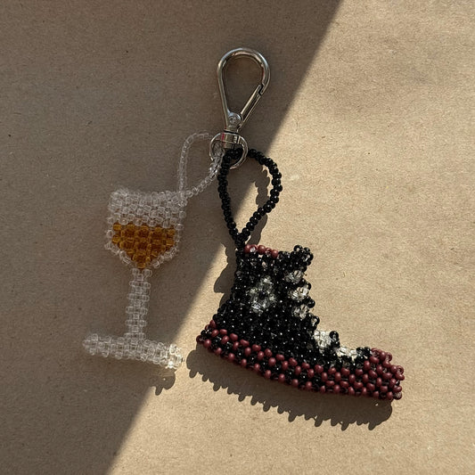 Keychain Shoes & Prosecco