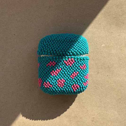 AirPods Case (G2) Bright Touch Teal & Pink