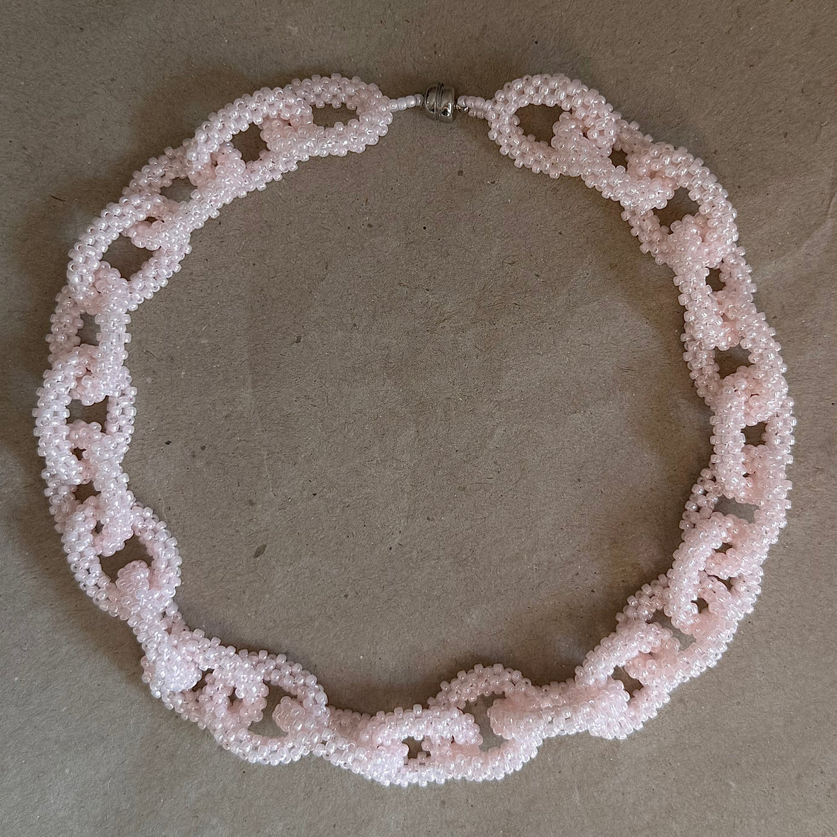 Pastel Pink Chain Necklace