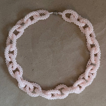 Pastel Pink Chain Necklace