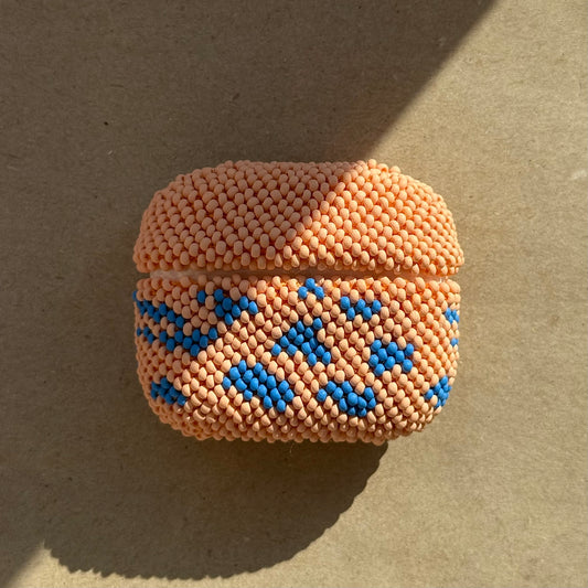 AirPods Case (G3) Bright Touch Light Orange & Blue