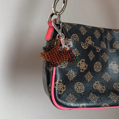 Keychain Deer & Christmas Stocking