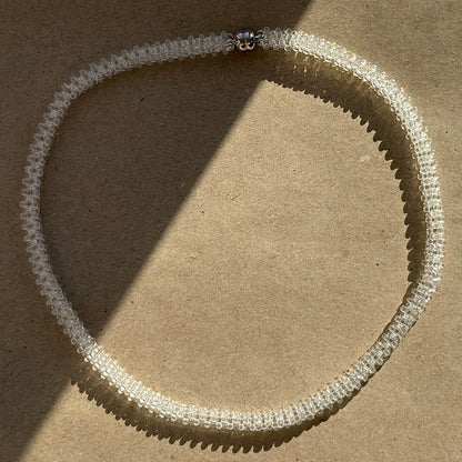 Thin Square Rope Alike Necklace