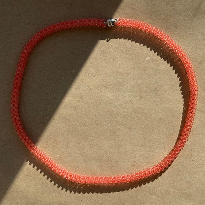 Thin Square Rope Alike Necklace