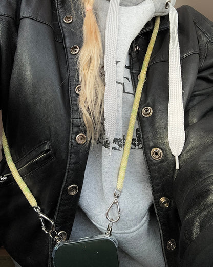 Yellow with Green Spots Phone Case Rope