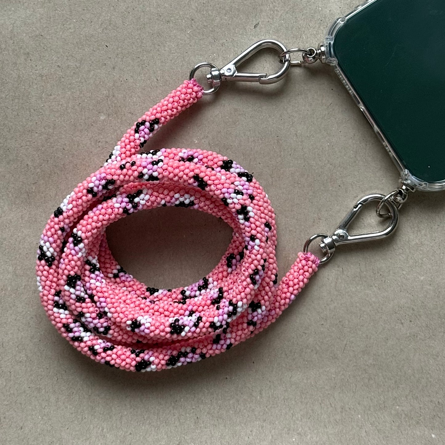 Pink Safari Phone Case Rope