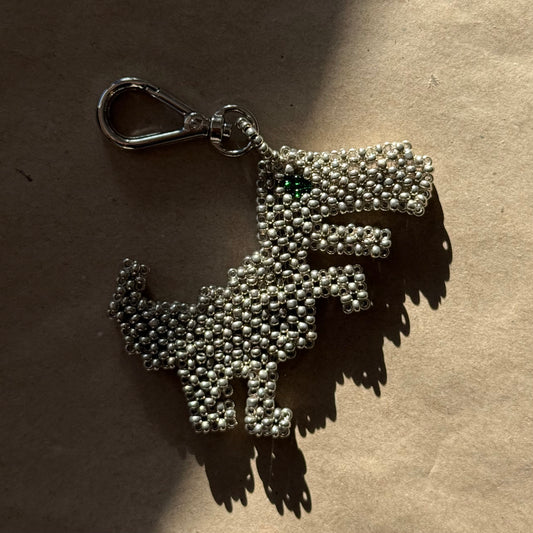 Keychain Dinosaur Silver