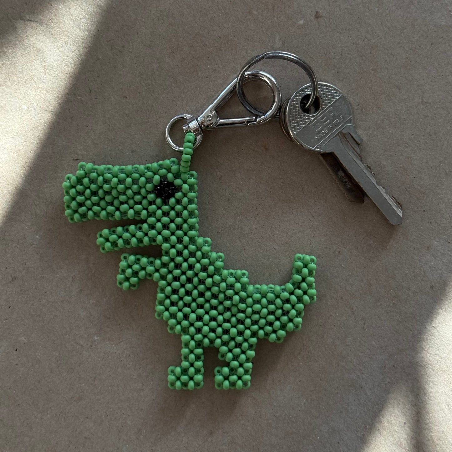 Keychain Dinosaur Green