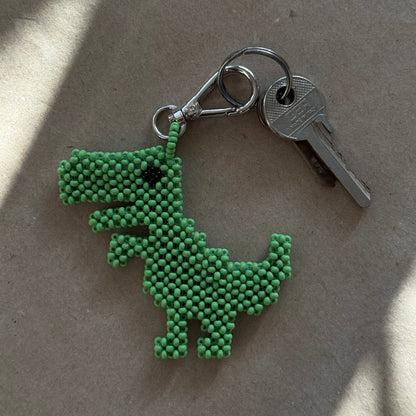 Keychain Dinosaur Green