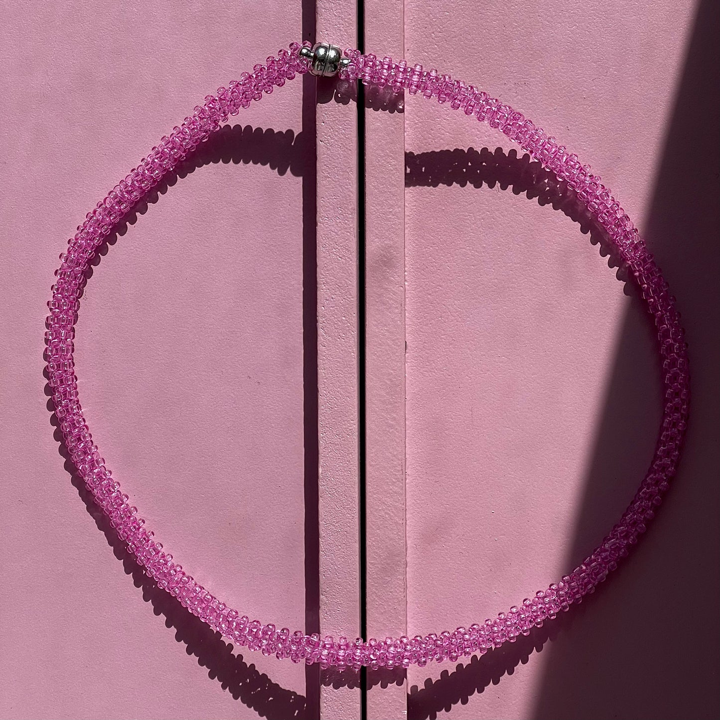 Thin Square Rope Alike Necklace