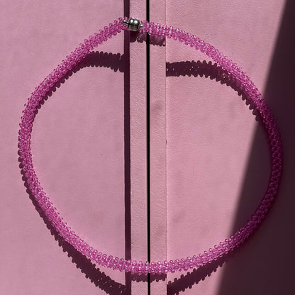 Thin Square Rope Alike Necklace